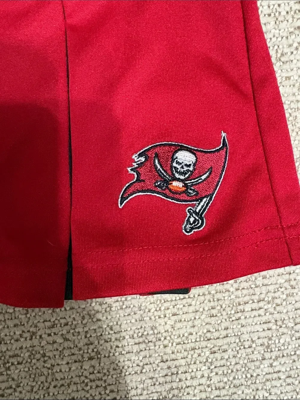 NFL Red and Black Buccaneers Cheerleader Outfit for Kids size 2T